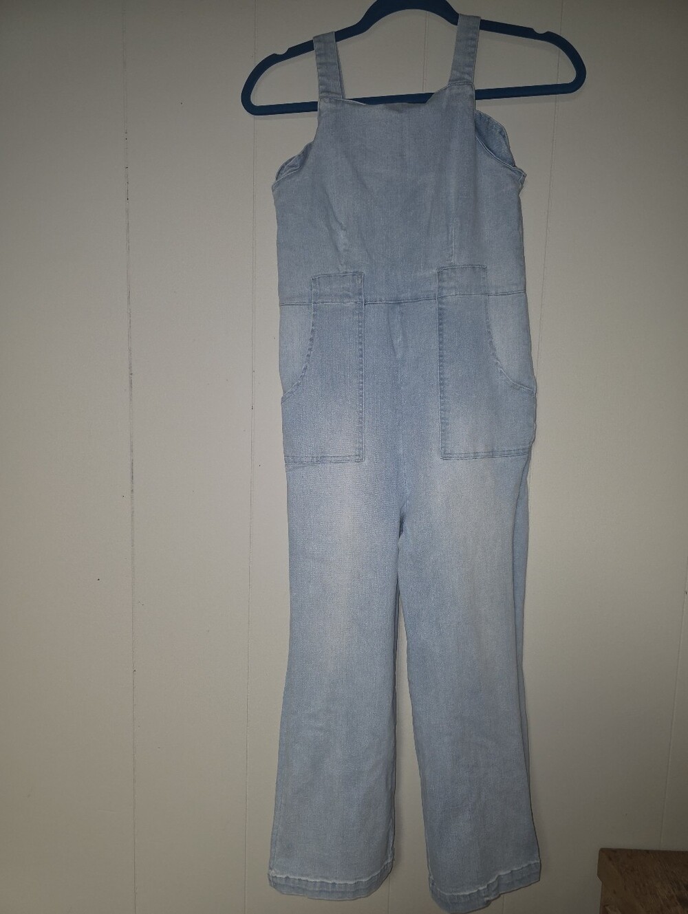 Light Blue Denim Women's Overalls Jeans